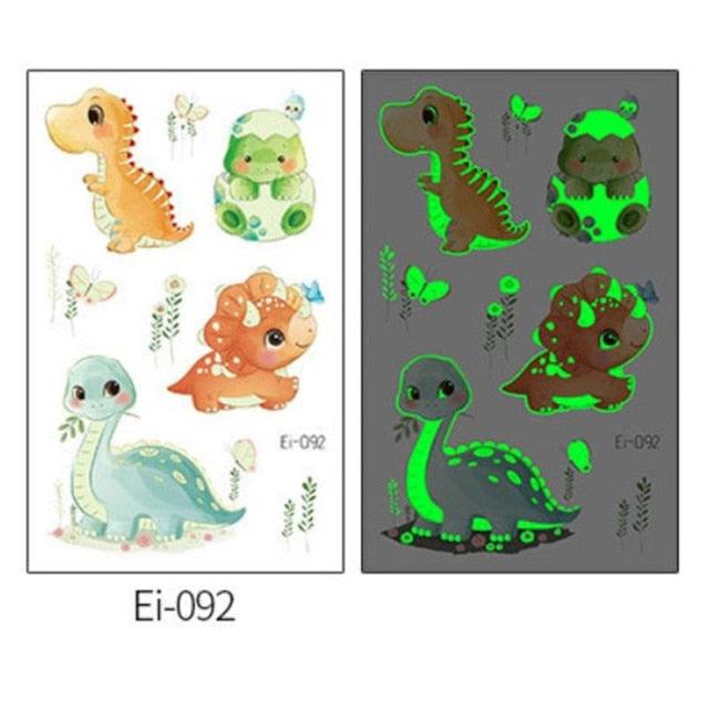 Luminous Tattoo Stickers Temporary Animal Tattoos Glow Paste on Face Arm Leg Fluorescent Waterproof Fake Tattoo For Kids Girls - STEVVEX Beauty - 103, 3D Tattoo, Animal Tattoo, Arm Tattoo, Back Tattoo, Beauty, Body Tattoo, Boys Tattoo, Butterfly Tattoo, Children Tattoo, Dinosaur Tattoo, Face Tattoo, Fashion Tattoo, Finger Tattoo, Girls Tattoo, Leg Tattoo, Luminous Tattoo, Luxury Tattoo, Tattoo, Waterproof Tattoo, Women Tattoo - Stevvex.com