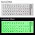 Luminous Waterproof Russian Language Keyboard Stickers Protective Film Layout with Button Letters Alphabet for Computer Gaming Laptop Keyboard For Gaming Lovers