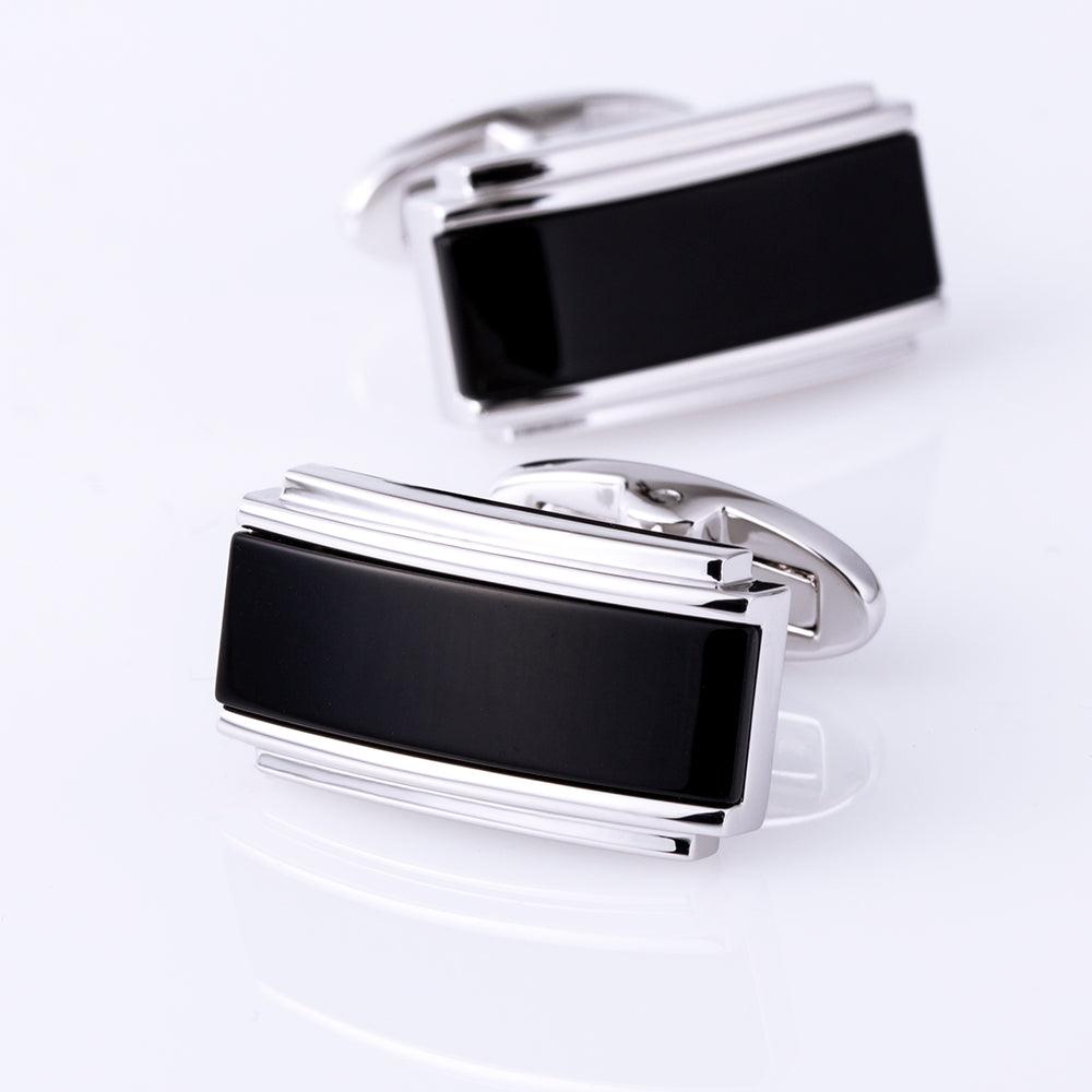 Luxurious Men Jewelry Shirt Cufflink Black Cuff Link Quality Luxury Wedding Male Small Cufflinks Cuff Links Gift For Men Anniversary Husband Present