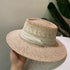 Luxurious New Handmade Straw Beach Hat For Women Summer Hat Luxury Cap Fashion Straw Hat Flat Sun Protection Hats Beautiful Unique Design 55-60cm