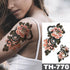 Luxury Big Waterproof Temporary Sticker Tattoo Large Flowers And Animals Body Tattos For Womens - STEVVEX Beauty - 103, 3D Tattoo, Animal Tattoo, Arm Tattoo, Beauty, Big Flowers Tattoo, Big Tattoo, Black Tattoos, Body Tattoo, Butterfly Tattoo, Colorful Tattoo, Fashion Tattoo, Girls Tattoo, Leg Tattoo, Luxury Tattoo, Modern Tatoos, Stylish Tattoo, Tattoo, Waterproof Tattoo, Wolf Tattoo, Women Tattoo, Womens Tattoo - Stevvex.com