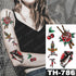 Luxury Big Waterproof Temporary Sticker Tattoo Large Flowers And Animals Body Tattos For Womens - STEVVEX Beauty - 103, 3D Tattoo, Animal Tattoo, Arm Tattoo, Beauty, Big Flowers Tattoo, Big Tattoo, Black Tattoos, Body Tattoo, Butterfly Tattoo, Colorful Tattoo, Fashion Tattoo, Girls Tattoo, Leg Tattoo, Luxury Tattoo, Modern Tatoos, Stylish Tattoo, Tattoo, Waterproof Tattoo, Wolf Tattoo, Women Tattoo, Womens Tattoo - Stevvex.com