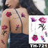 Luxury Big Waterproof Temporary Sticker Tattoo Large Flowers And Animals Body Tattos For Womens - STEVVEX Beauty - 103, 3D Tattoo, Animal Tattoo, Arm Tattoo, Beauty, Big Flowers Tattoo, Big Tattoo, Black Tattoos, Body Tattoo, Butterfly Tattoo, Colorful Tattoo, Fashion Tattoo, Girls Tattoo, Leg Tattoo, Luxury Tattoo, Modern Tatoos, Stylish Tattoo, Tattoo, Waterproof Tattoo, Wolf Tattoo, Women Tattoo, Womens Tattoo - Stevvex.com