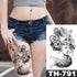 Luxury Big Waterproof Temporary Sticker Tattoo Large Flowers And Animals Body Tattos For Womens - STEVVEX Beauty - 103, 3D Tattoo, Animal Tattoo, Arm Tattoo, Beauty, Big Flowers Tattoo, Big Tattoo, Black Tattoos, Body Tattoo, Butterfly Tattoo, Colorful Tattoo, Fashion Tattoo, Girls Tattoo, Leg Tattoo, Luxury Tattoo, Modern Tatoos, Stylish Tattoo, Tattoo, Waterproof Tattoo, Wolf Tattoo, Women Tattoo, Womens Tattoo - Stevvex.com