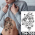 Luxury Big Waterproof Temporary Sticker Tattoo Large Flowers And Animals Body Tattos For Womens - STEVVEX Beauty - 103, 3D Tattoo, Animal Tattoo, Arm Tattoo, Beauty, Big Flowers Tattoo, Big Tattoo, Black Tattoos, Body Tattoo, Butterfly Tattoo, Colorful Tattoo, Fashion Tattoo, Girls Tattoo, Leg Tattoo, Luxury Tattoo, Modern Tatoos, Stylish Tattoo, Tattoo, Waterproof Tattoo, Wolf Tattoo, Women Tattoo, Womens Tattoo - Stevvex.com