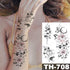 Luxury Big Waterproof Temporary Sticker Tattoo Large Flowers And Animals Body Tattos For Womens - STEVVEX Beauty - 103, 3D Tattoo, Animal Tattoo, Arm Tattoo, Beauty, Big Flowers Tattoo, Big Tattoo, Black Tattoos, Body Tattoo, Butterfly Tattoo, Colorful Tattoo, Fashion Tattoo, Girls Tattoo, Leg Tattoo, Luxury Tattoo, Modern Tatoos, Stylish Tattoo, Tattoo, Waterproof Tattoo, Wolf Tattoo, Women Tattoo, Womens Tattoo - Stevvex.com