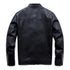 Luxury Black Men Faux Leather Jacket Elegant Motorcycle Men's Jackets Black Warm Business Male PU Leather Coats Men's Leathers Motorcycle Slim Fit Jacket