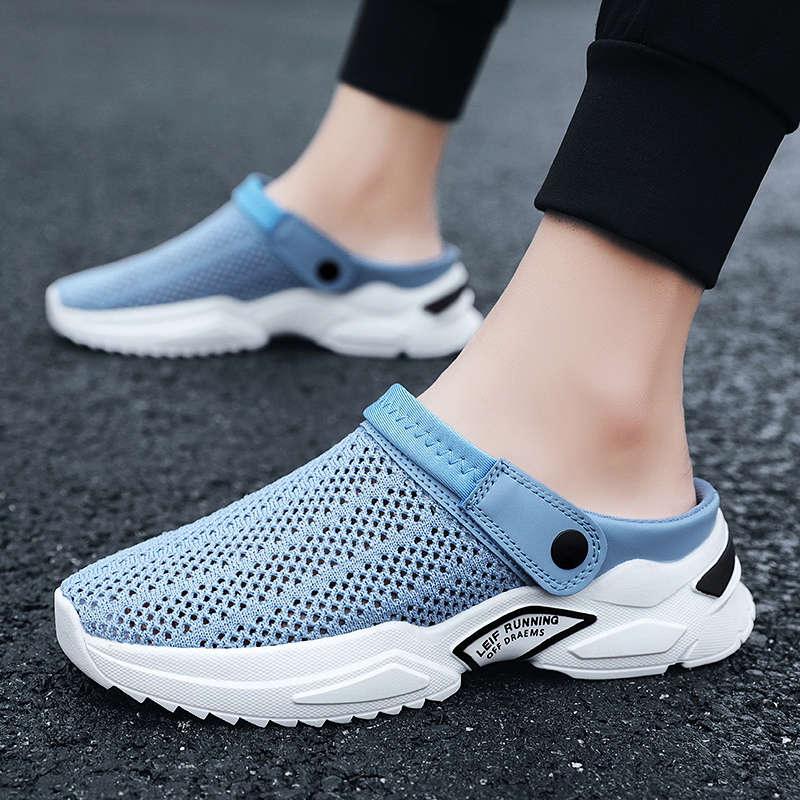 Luxury Black Mens Shoes Flip Flops Platform Slipper Sandals Men Shoe Summer Tennis Fitness Gym Garden Clog Shoes Sandals Summer Indoor Outdoor Walking Slipper