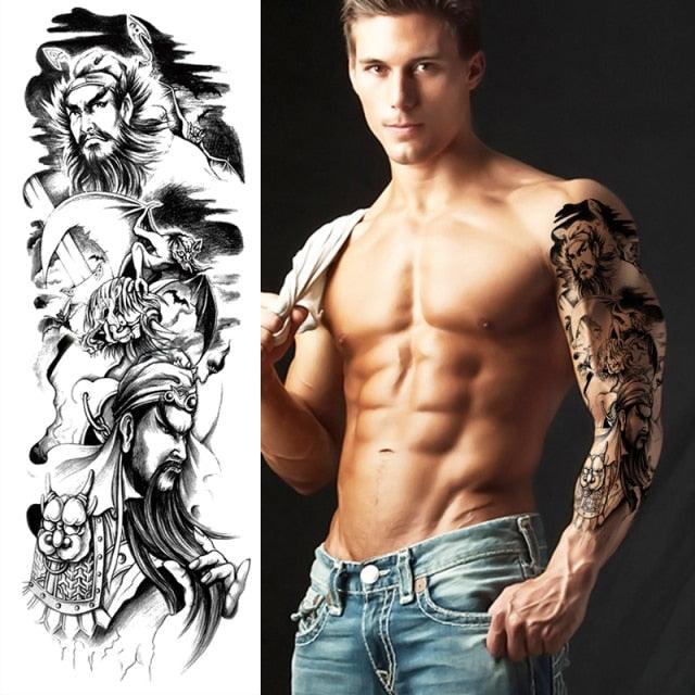 Luxury Black Temporary Tattoo Waterproof Big Lion Tattoo For Body Arm Legs Modern Large Design - STEVVEX Beauty - 103, 3D Tattoo, Animal Tattoo, Arm Tattoo, Beauty, Big Tattoo, Black Tattoos, Body Tattoo, Boys Tattoo, Fashion Tattoo, Large Tattoo, Leg Tattoo, Lion Tattoo, Luxury Tattoo, Men Tattoo, Mens Tattoo, Modern Tattoo, Stylish Tattoo, Tattoo, Waterproof Tattoo, Women Tattoo, Womens Tattoo - Stevvex.com