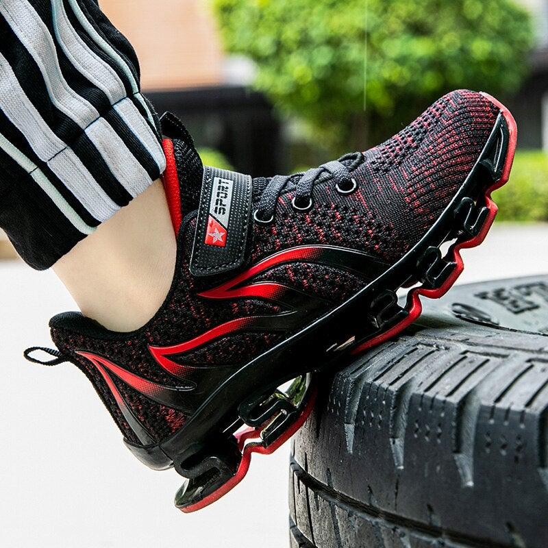 Luxury Boys Sneakers Kids Running Outdoor Children Sport Tennis Breathable Non-slip Sole Sneakers Outdoor Sport Walking Fashion Sneakers