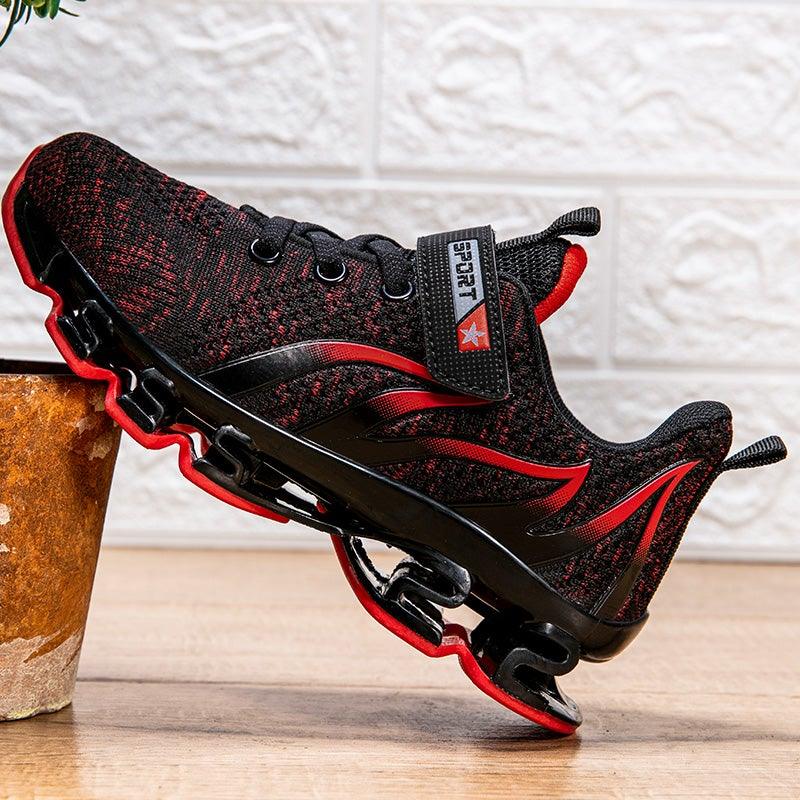 Luxury Boys Sneakers Kids Running Outdoor Children Sport Tennis Breathable Non-slip Sole Sneakers Outdoor Sport Walking Fashion Sneakers