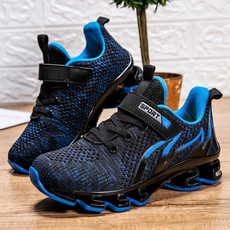 Luxury Boys Sneakers Kids Running Outdoor Children Sport Tennis Breathable Non-slip Sole Sneakers Outdoor Sport Walking Fashion Sneakers