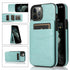 Luxury Cards Case For iPhone 14 13 12 Mini 11 Pro Max Durable Leather Strong Stand Holder Phone Cover Magnetic Flip Case For Women Girls With Card Holder Secure Card Holder