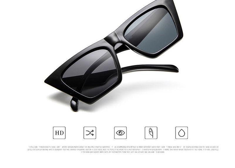 Luxury Design Sunglasses For Women Square Shape Glasses For  Women New Popular Retro Design Eyewear For Women/Men Design Sunglasses