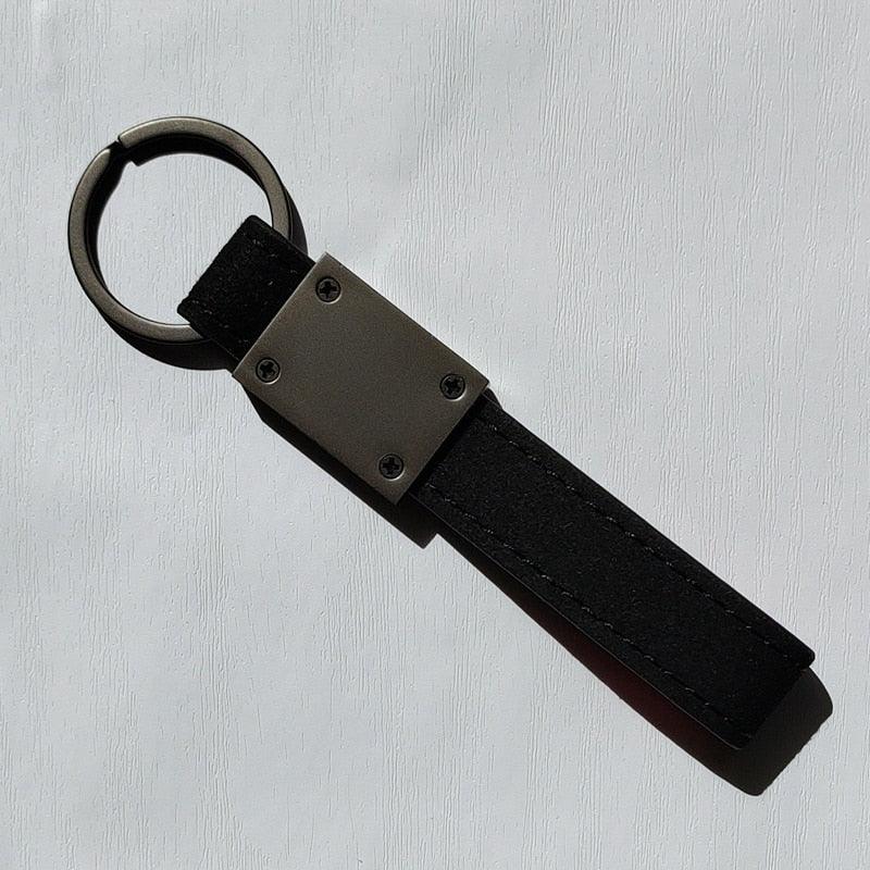 Luxury Genuine Leather Car Keychain Suit For All Key Keyring Family Present For Man Woman Genuine Leather Keychains Holder For Men Women