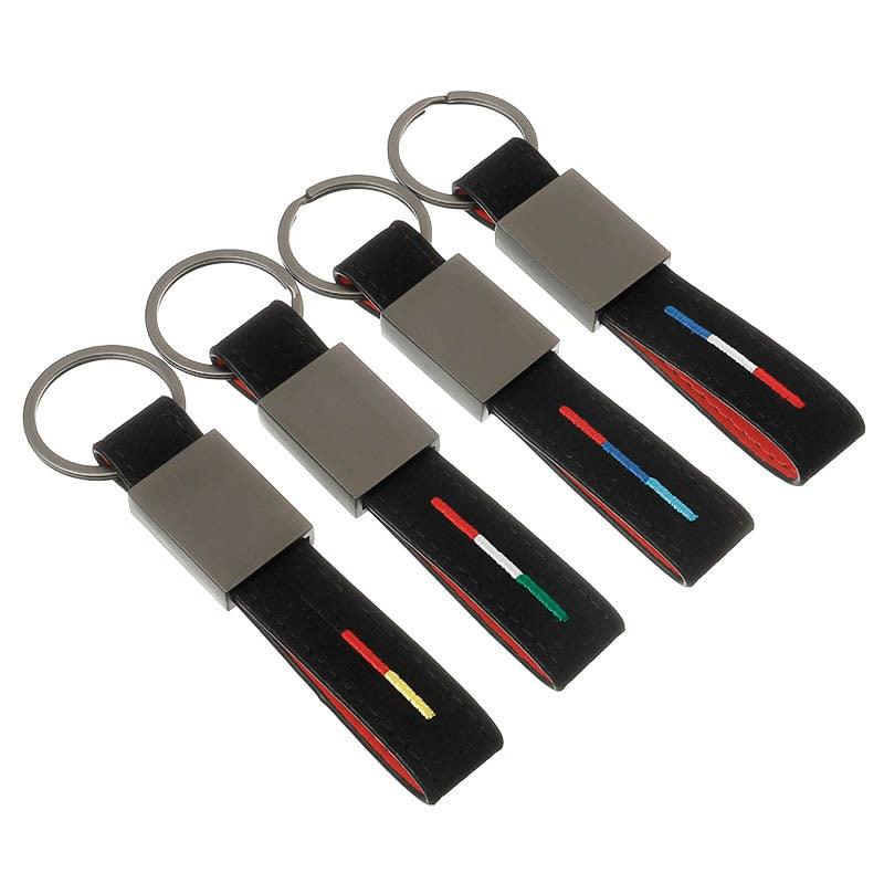 Luxury Genuine Leather Car Keychain Suit For All Key Keyring Family Present For Man Woman Genuine Leather Keychains Holder For Men Women