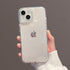 Luxury Glitter Bumper Clear Case for IPhone 14 13 12 11 Pro Max Mini X XS Max XR Cute Shining Shockproof Silicone Cover Hard Back Shockproof Protective Phone Cover For iPhone