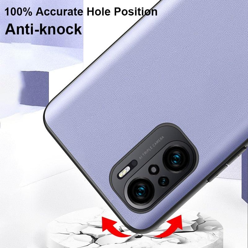 Luxury Leather Case For Xiaomi Mi 11i 9T 10T 11T Pro 11 Lite Poco F3 X3 NFC M3 F2 Redmi Note 9S 10S 11S 7 8 9 10 11 Pro 8T Cover Premium Leather Phone Cover Retro Design Full Protective Case for Xiaomi Redmi