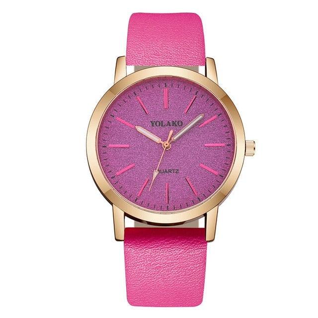 Luxury Leather Quartz Womens Watch Fashion Women Wristwatch Fashion Quartz Watch Elegant Diamond Wristwatch Elegant High Quality Leather Strap Womens Wrist Watches