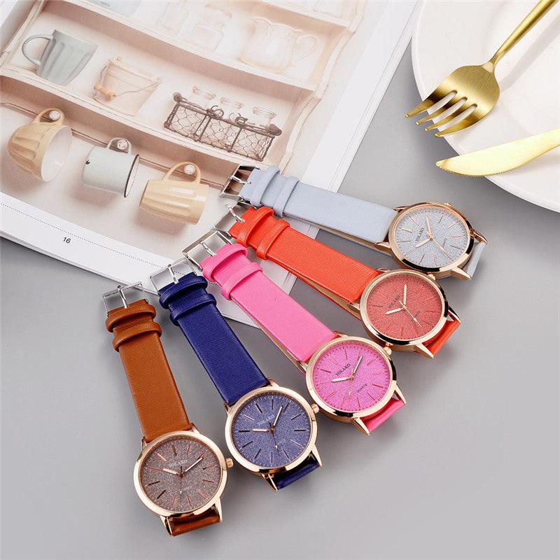 Luxury Leather Quartz Womens Watch Fashion Women Wristwatch Fashion Quartz Watch Elegant Diamond Wristwatch Elegant High Quality Leather Strap Womens Wrist Watches