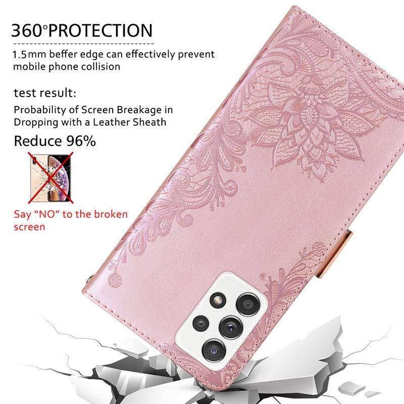 Luxury Leather Wallet Flip Case For Xiaomi Redmi Note 11 11s 10 10s 9 9s 8 7 Pro 4X 8T 9C NFC 8A 7A 9T 9AT 9A 6 6A 10C 10A Cover Phone Case with Card Holder Slot Magnetic Closure