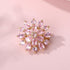 Luxury Pink Rhinestone Brooches For Women Cute Butterfly Brooch Women Animal Crystal Pin Wedding Couple Jewelry Aesthetic Zircon Crystal Butterfly Pin Elegant Design