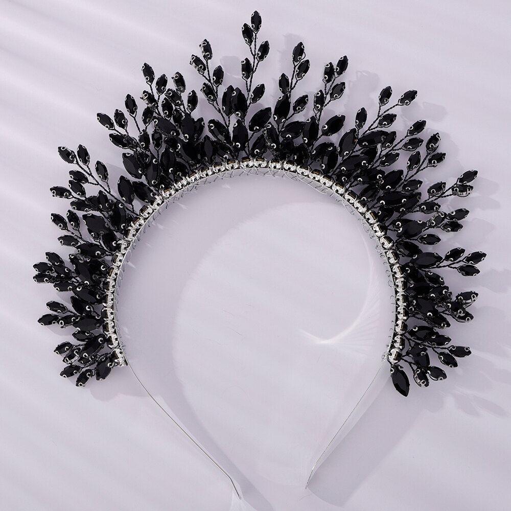 Luxury Rhinestone Bridal Crown For Women Headpiece Handmade Wedding Hair Jewelry Accessories Fashion Party Prom Tiaras Ornaments Silver Tiara Queen Crown For Women Wedding Tiaras And Crowns Metal Princess Tiara For Bride