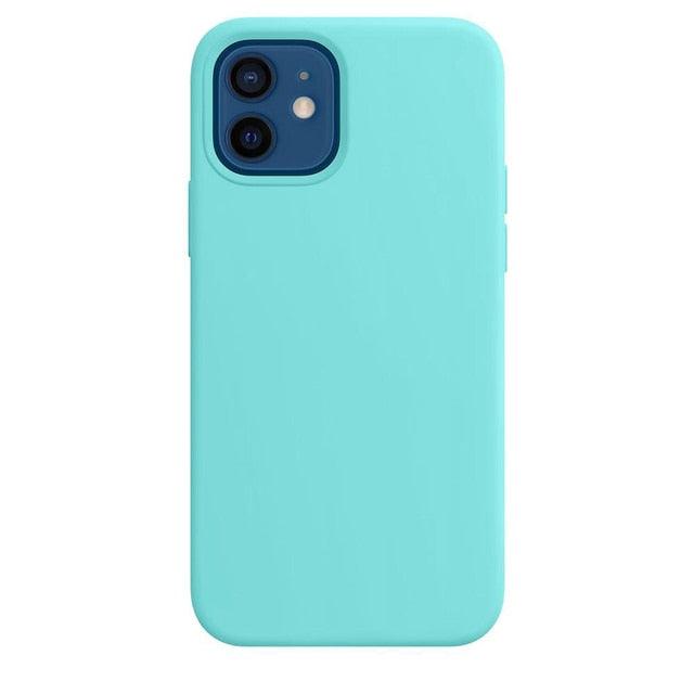 Luxury Silicone Case For iPhone 13 14 Pro Max Case For iPhone 13 Mini 13 14 Pro Cover Mobile Phone Case Silicone Back Cover For iPhone Anti-Scratch Slim iPhone Case For Women And Men