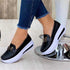 Luxury Spring Comfortable Women's Sneakers Fashion Lace Up Casual Little White Shoes Women Flats Walking Shoes Comfortable Elastic Casual Espadrilles Great Women Gift