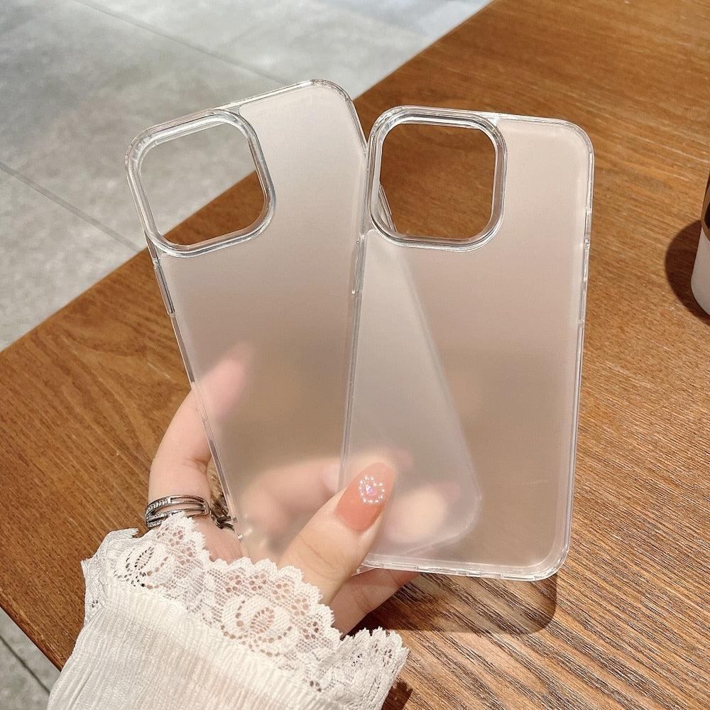 Luxury Transparent Hard iPhone Cover Mobile Case Mobile Cover Smartphone Case Phone Case For iPhone 14 13 12 11 Pro Max Mini X XR XS Soft Shockproof Bumper Back Cover