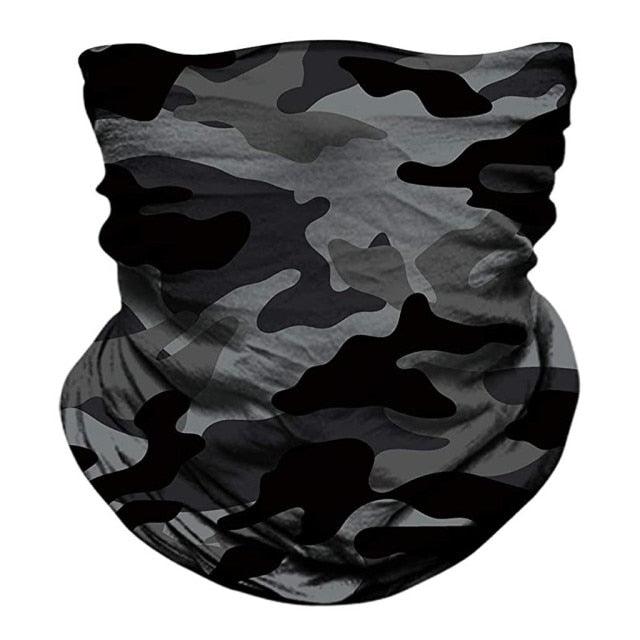 Magic Headband Camouflage Neck Warmer Tube Face Cover Bandana Head Military Motorcycle Bicycle Riding Scarf Neck Tube Face Scarf Cover Cooling Thin Breathable Lightweight Sun Protection for Cycling Fishing Hiking Running