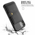 Magnetic Black Leather Wallet Case for iPhone 14 13 11 12 Case Armor Shockproof Card Holder Wallet Flip Cover Buckle Cash Card Sleeve Leather Protective Kickstand Durable High Capacity Phone Case