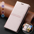 Magnetic Flip Leather Card Slot Wallet Case for iPhone 14 13 12 11 Pro Max Flip Invisible Magnetic Elegant Retro Phone Case Premium Leather PU Soft Flip Cover For iPhone