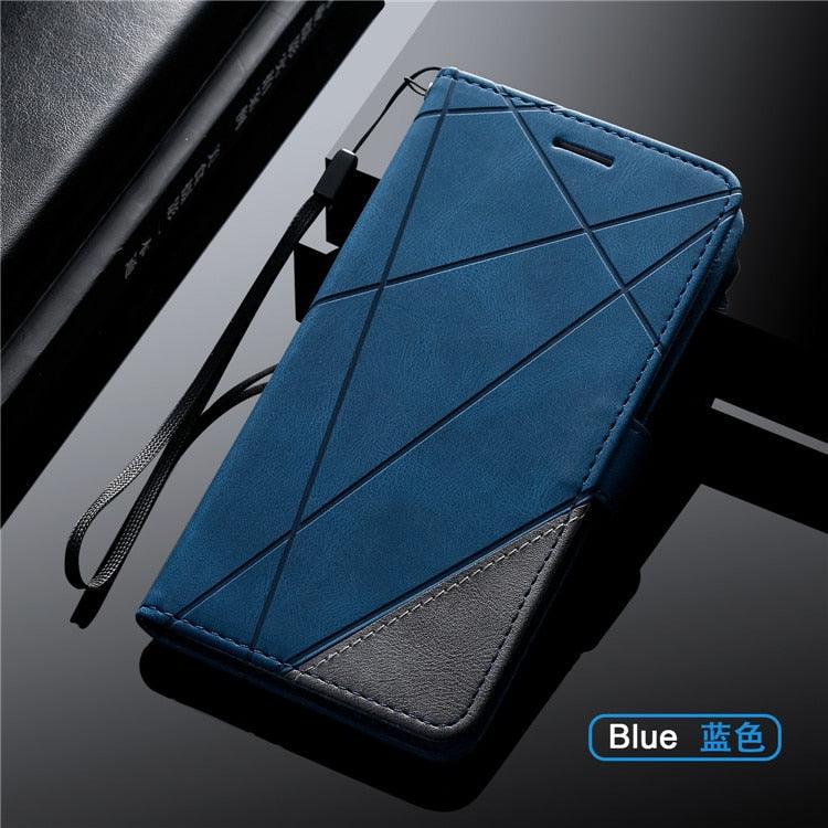 Magnetic Leather Case For iPhone 14 13 12 Mini 11 Pro Max XS XR 7 8 6 6S Plus SE 2023 Luxury Wallet Flip Card Holder Stand Cover Leather Wallet Case Magnetic Buckle Flip Folio Cover For iPhone