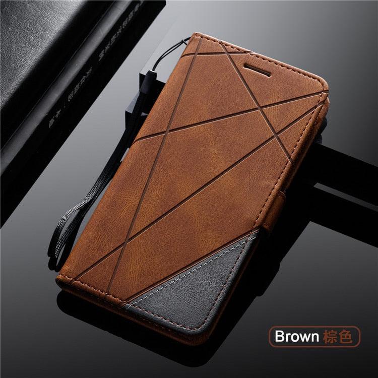 Magnetic Leather Case For iPhone 14 13 12 Mini 11 Pro Max XS XR 7 8 6 6S Plus SE 2023 Luxury Wallet Flip Card Holder Stand Cover Leather Wallet Case Magnetic Buckle Flip Folio Cover For iPhone