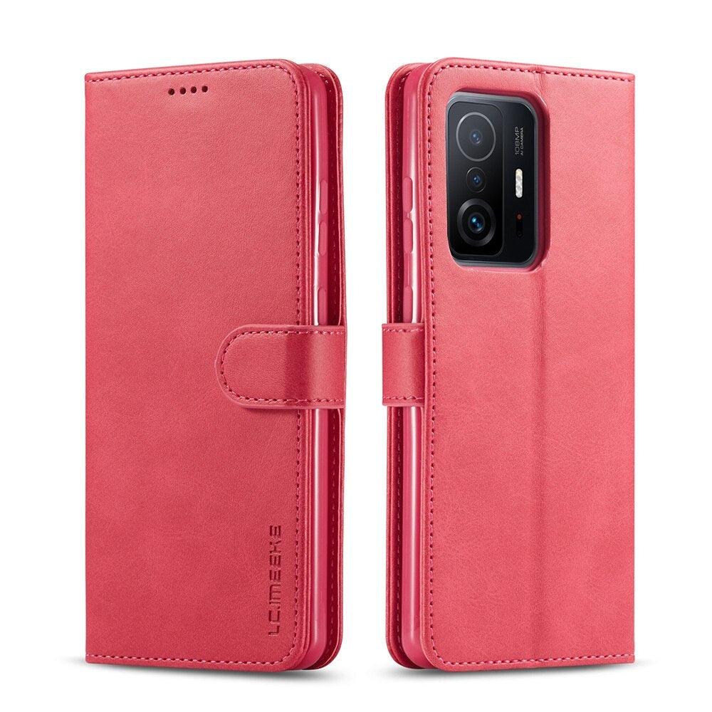 Magnetic PU Leather Wallet-Style Phone Case Fashion Flip Case with Card Slot Leather Case for Xiaomi 12T 11T Poco X4 GT X3 M3 M4 Pro NFC F4 F3 Flip Cover Mi 11 Lite 10T Redmi 9C Note 11S 10S 9S 9T 9A 8T 7