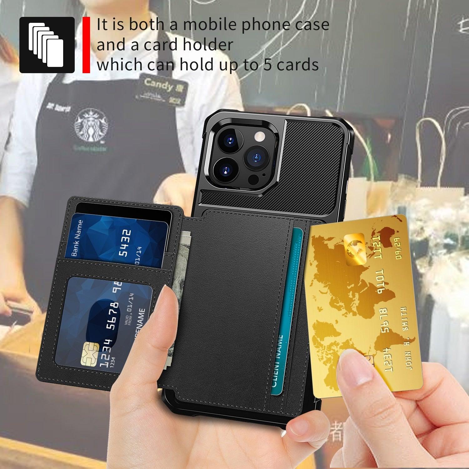 Magnetic Wallet Leather Case For iPhone 14 13 12 11 Pro Max XS Phone Cases Stand X  Anti drop Cards Soft Cover Functional Case Compatible with iPhone