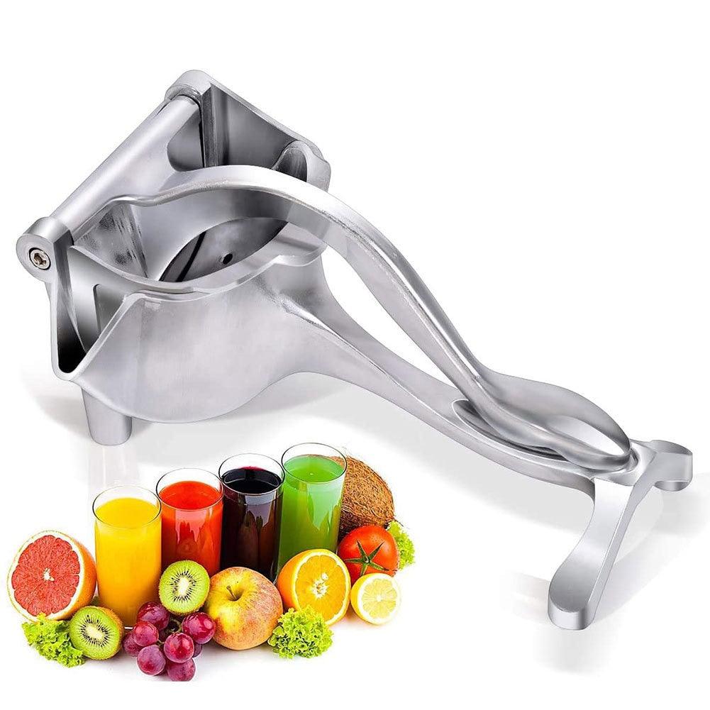 Manual Juice Squeezer Aluminum Alloy Hand Pressure Juicer Pomegranate Orange Lemon Sugar Cane Juice Kitchen Fruit Tool Fruit Juicer Manual Juicer Instant Juicer Orange Juicer Steel Handle Juicer