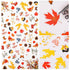 Maple Leaves 3D Nail Stickers Fall Leaf Flowers Line Sliders For Nails Self Adhesive Stickers Autumn Manicuring Decals Transfer Nail Decals Sticker For Pretty Girl Self-Adhesive Nail Decals Designer Nail Stickers for Acrylic