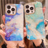 Marble Pattern Slim Shockproof Protective Soft Design for Girls Women Cute Case Cover For iPhone 13 Pro Max Glitter Marble Phone Case For iPhone 12 11 Pro Max XS Max XR Shockproof Cover