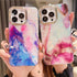 Marble Pattern Slim Shockproof Protective Soft Design for Girls Women Cute Case Cover For iPhone 13 Pro Max Glitter Marble Phone Case For iPhone 12 11 Pro Max XS Max XR Shockproof Cover