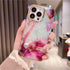 Marble Pattern Slim Shockproof Protective Soft Design for Girls Women Cute Case Cover For iPhone 13 Pro Max Glitter Marble Phone Case For iPhone 12 11 Pro Max XS Max XR Shockproof Cover