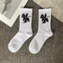 Marble Print New Style Harajuku Skateboard Long Socks Creative Fun Lightning Hip Hop Style Socks Streetwear Casual Cotton Socks Unisex Street Couple Socks For Men And Women