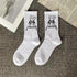 Marble Print New Style Harajuku Skateboard Long Socks Creative Fun Lightning Hip Hop Style Socks Streetwear Casual Cotton Socks Unisex Street Couple Socks For Men And Women