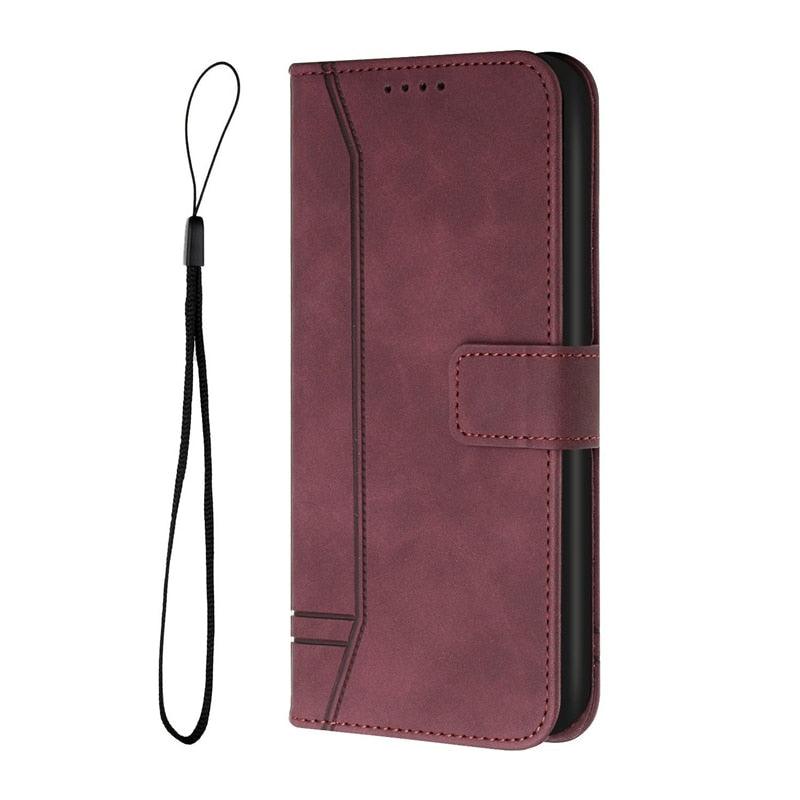 Matte Leather Wallet Case for Redmi Note 11 11S 11 Pro 10 9 8 7 Redmi 10 10C 10A 9T 9A 9C 9 8 Flip Cover for M4 Pro X4 Pro F4 M3 Premium PU Leather Wallet Case