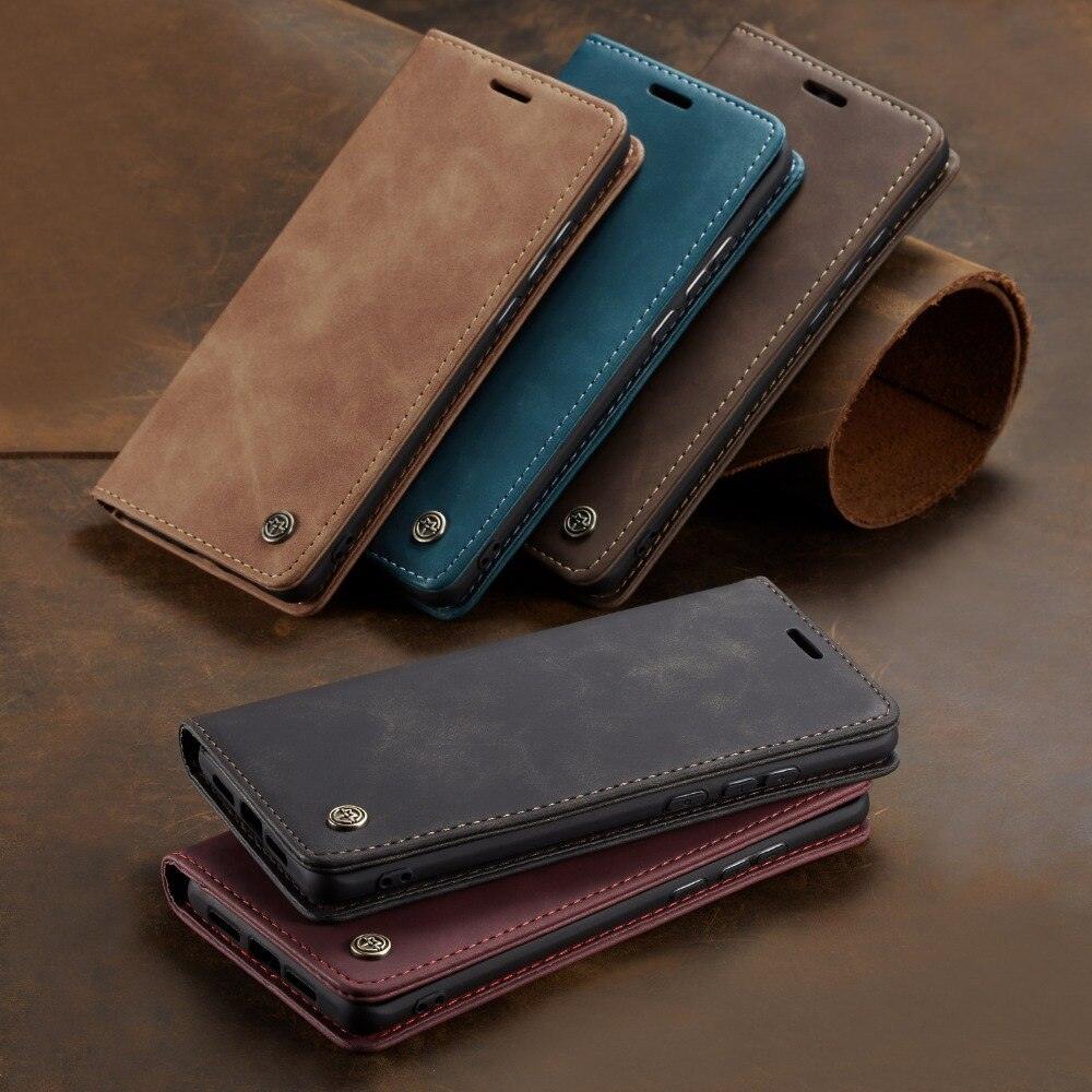 Matte Magnetic Flip Case For Xiaomi Mi 9T 9 T Mi9 Pro Wallet Case Business Leather Book Case For Xiaomi Redmi K20 K 20 Pro Cover Matte Texture Retro PU Leather Wallet Flip Case Cover with Magnetic Card Slots