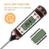 Meat Digital Cooking Food Kitchen BBQ Thermometer Digital Candy Candle Thermometer Cooking Kitchen BBQ Grill Thermometer Probe Instant Read Thermometer for Liquids Pork Milk Water Milk Oil Liquid Oven Digital Temperature Sensor Meter Thermocouple