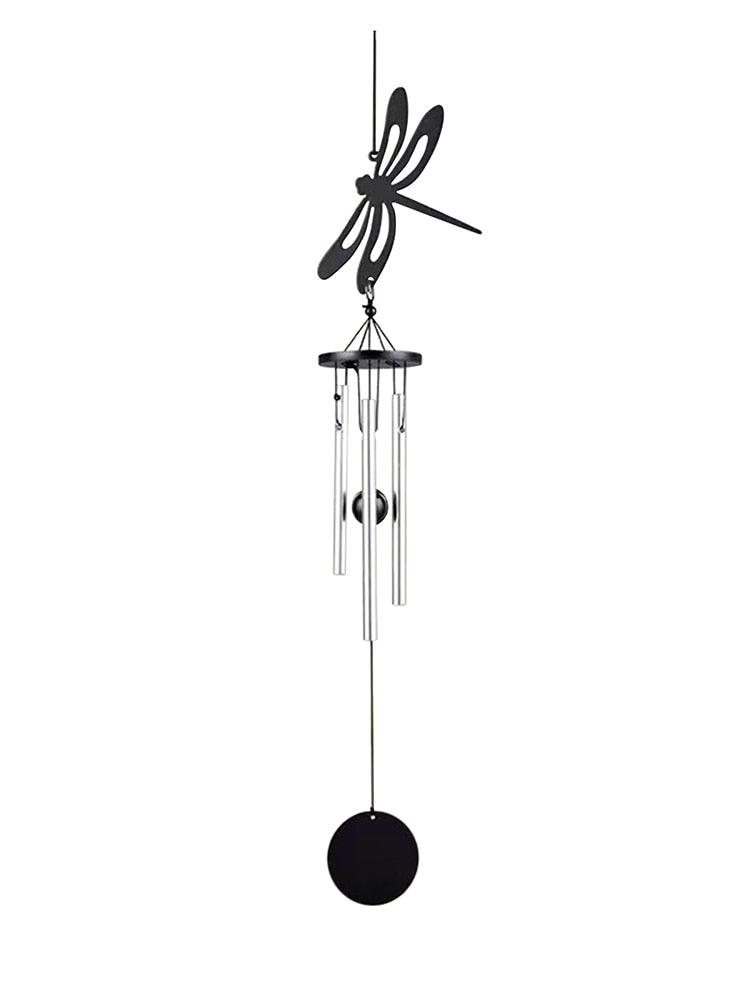 Memorial Butterfly Wind Chimes Angel Butterfly Wings Flying Bird Wind Chimes Art Wings Wind Chime Hummingbird Wind Chime Gift Of Love One Mom Dad Daughter Outdoor Large Chimes For Patio Garden Porch Yard Black Hanging Decoration