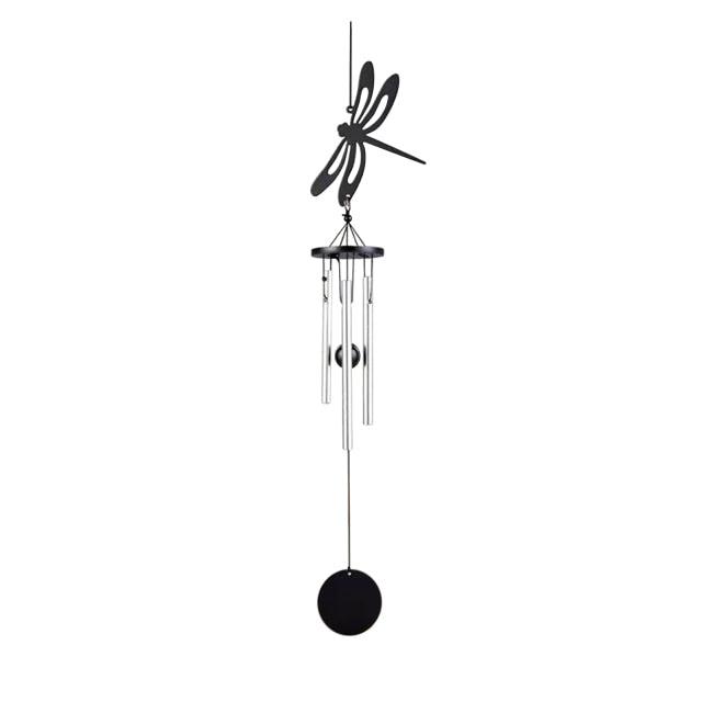 Memorial Butterfly Wind Chimes Angel Butterfly Wings Flying Bird Wind Chimes Art Wings Wind Chime Hummingbird Wind Chime Gift Of Love One Mom Dad Daughter Outdoor Large Chimes For Patio Garden Porch Yard Black Hanging Decoration