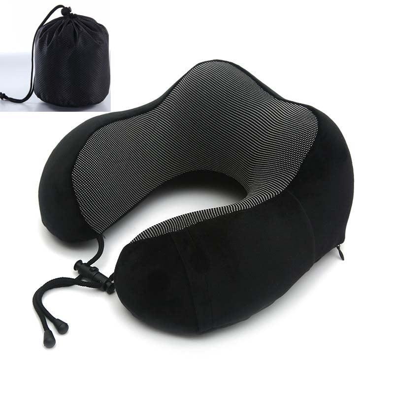 Memory Foam Neck Pillows Headrest Massage Cushion Travel Holiday Vacation Car Seat Rest Pad Neck Pillow Memory Foam Travel Office Car Embrace Cervical Pillow Cotton Neck Pillow Neck Pillow For Traveling Upgraded Travel Neck Pillow Travel Accessories